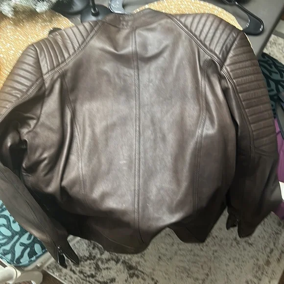 Men’s custom Italian leather jacket size 58 “Jimmys leather collection”